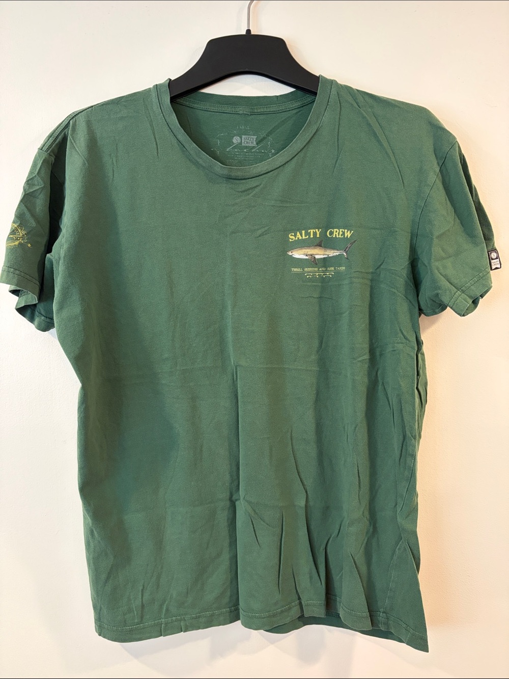 Salty Crew Forest Green Short-Sleeve Fishing Graphic Tee